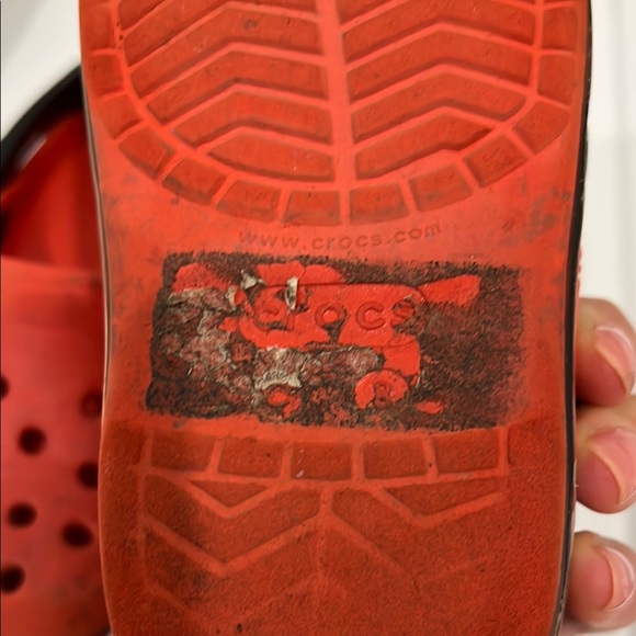 Lightening McQueen Cars Crocs Toddler Size 8 - Picture 3 of 8